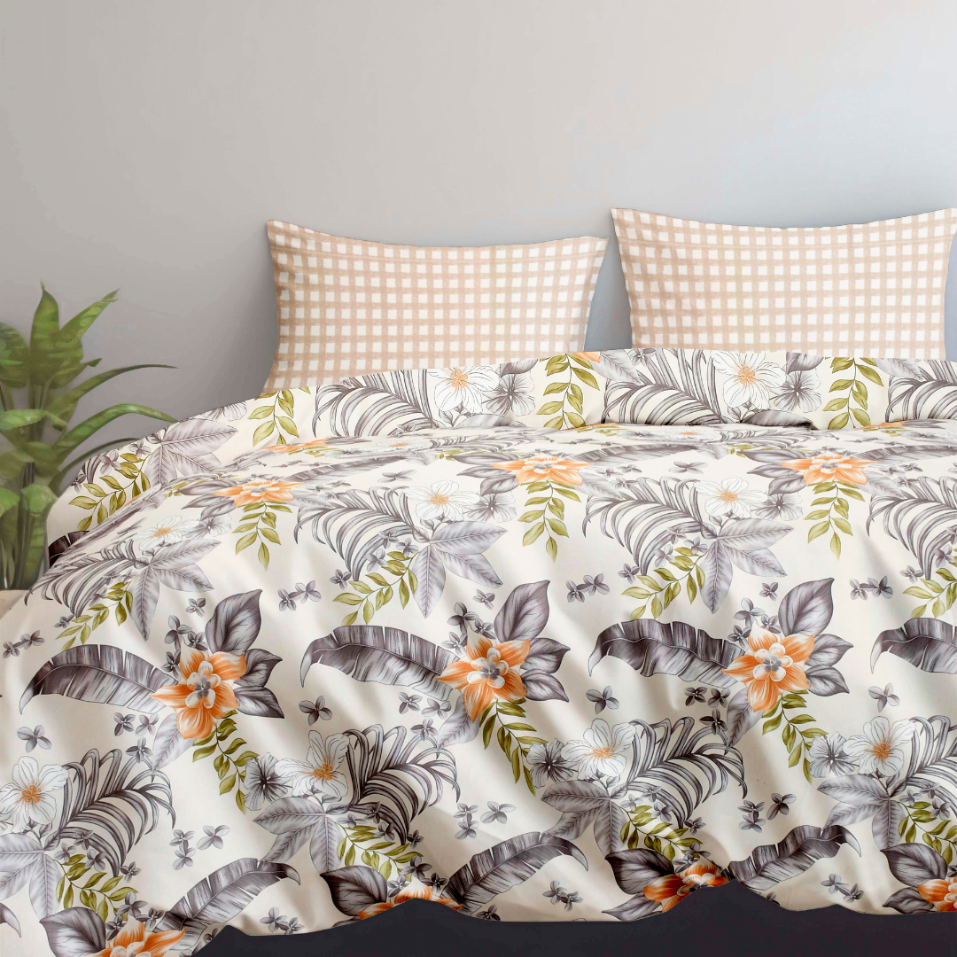 Bonafide Bedsheet – OOA 144 GSM Polyester King Size Set